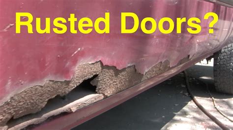 how to get rust off sheet metal|metal door rust destroy.